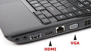 connecting a laptop with no hdmi to a projector with hdmi