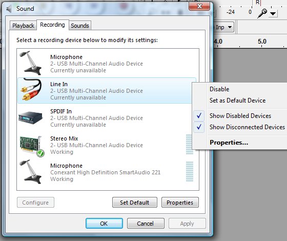 stereo mix not working windows 7