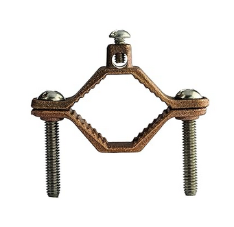 Single Port F-Pin Coax Grounding Block, Weather...